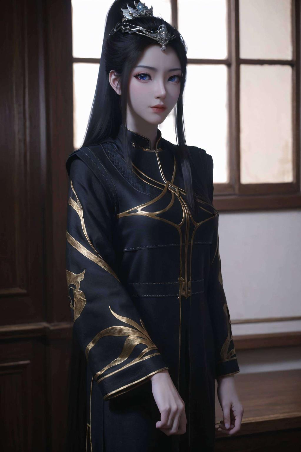 每一帧都是她宁静优雅的写照在这1080p的超清画质中
