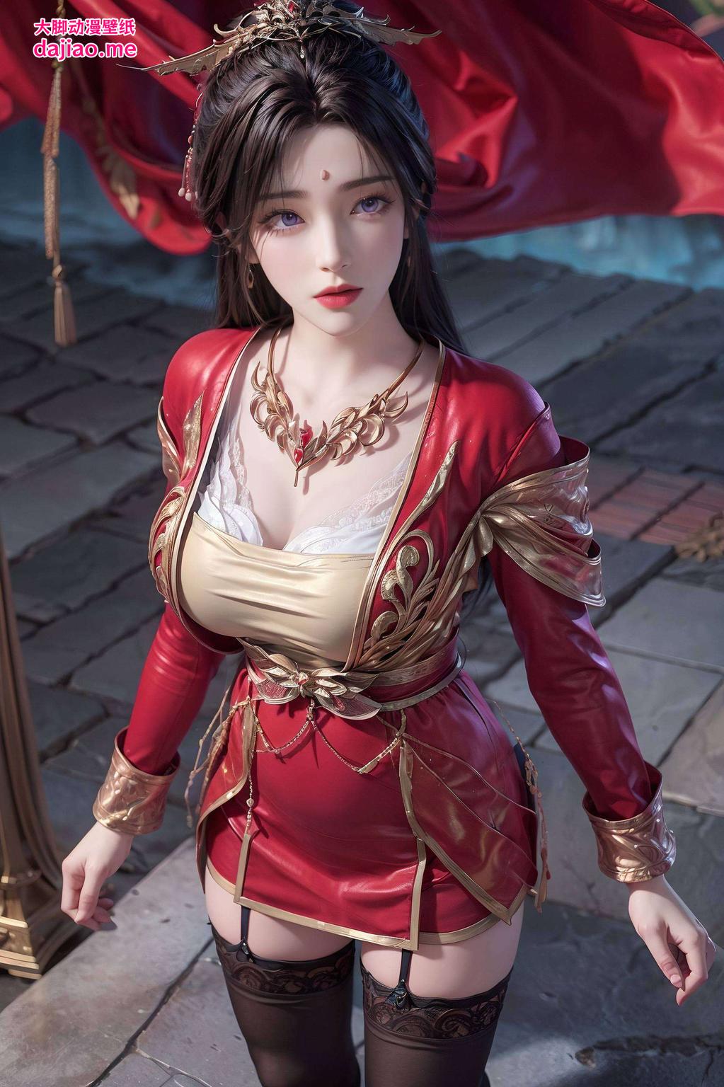 这位国漫中的清新美女古风元素彰显独特韵味