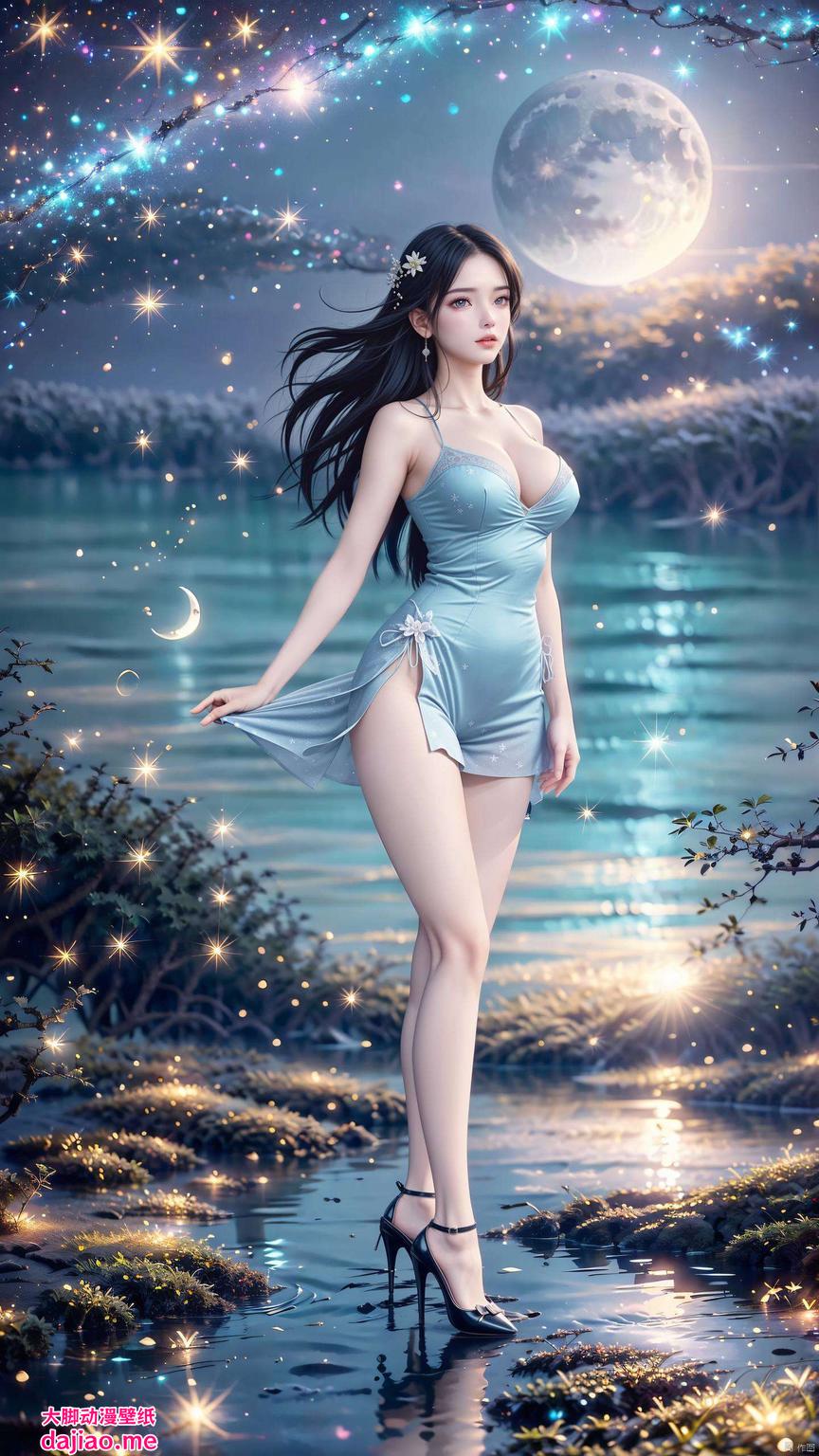 既是视觉盛宴这款超还原抽象电脑国漫美女桌面图片