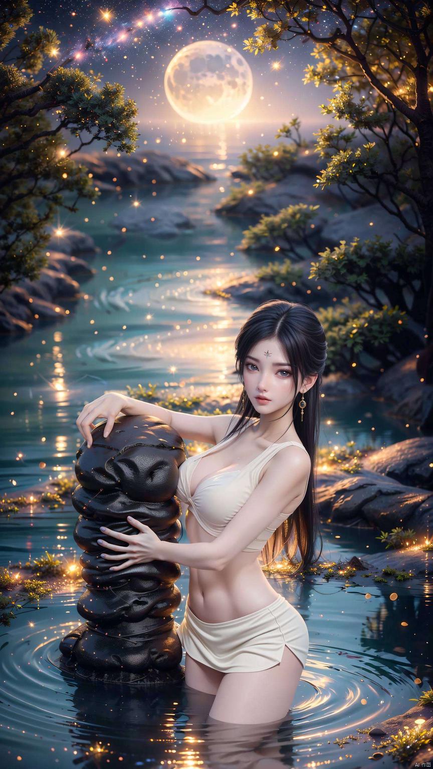 月婵身着古典华服让每一次桌面切换都如艺术品般令人陶醉