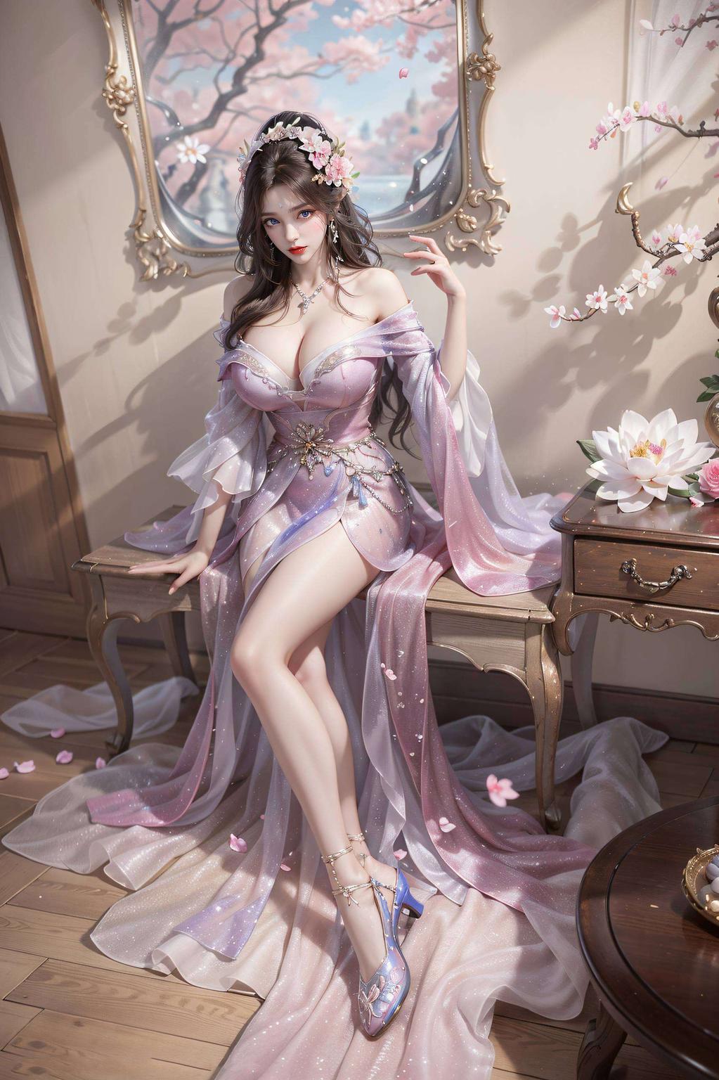 精选国漫女神月婵的精美壁纸为你的手机增添一抹清新风采