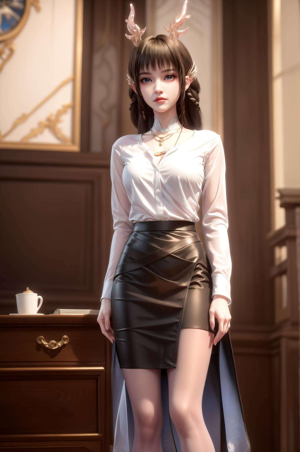 国漫女生云落壁纸竖屏让桌面瞬间焕发青春活力