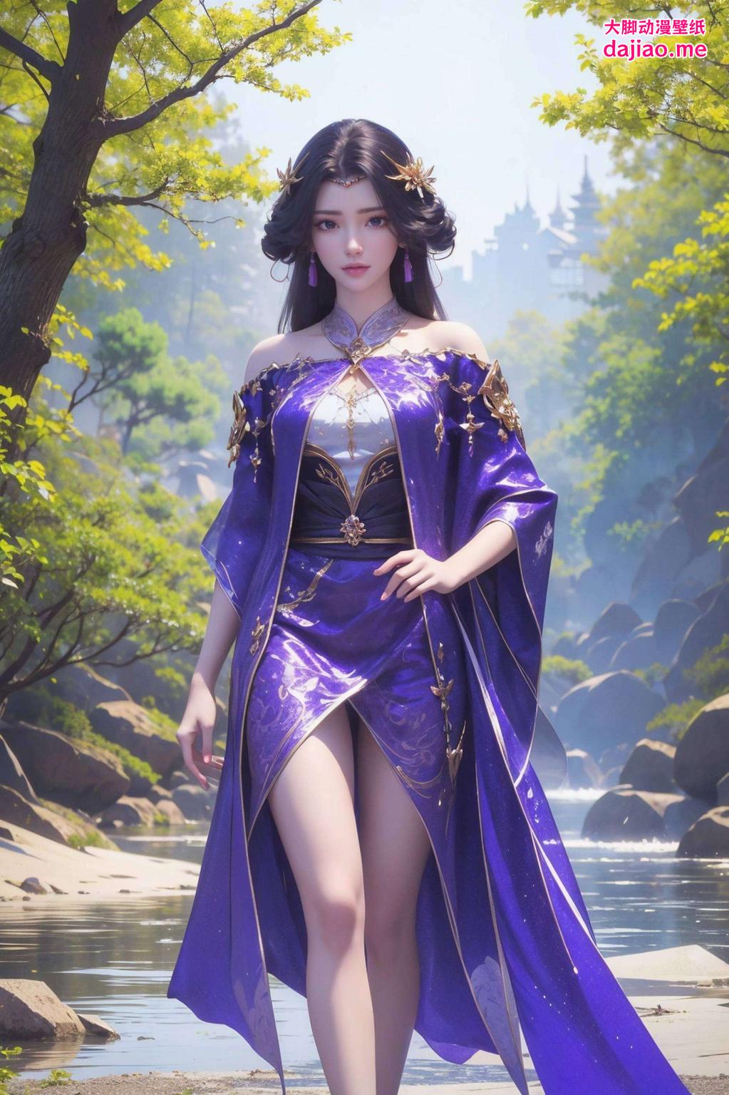 带你领略国漫美女的极致魅力让你的电脑桌面瞬间焕发新生