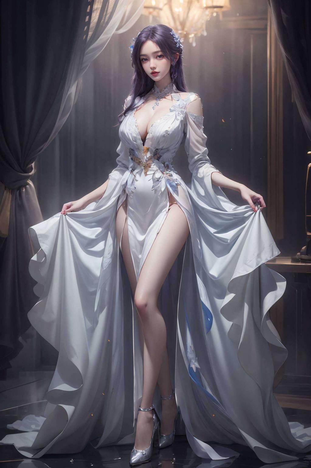 仿佛诉说着一个关于智慧与美学的动人故事以她独有的唯美风华