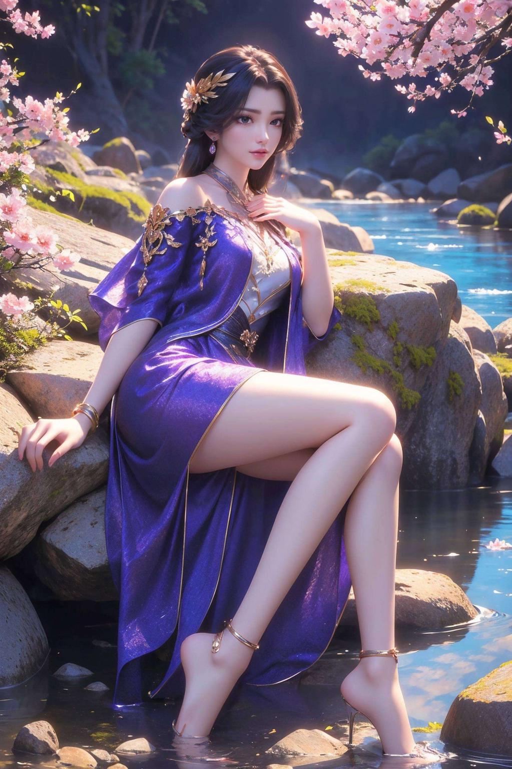 融合国漫古风元素色彩鲜艳