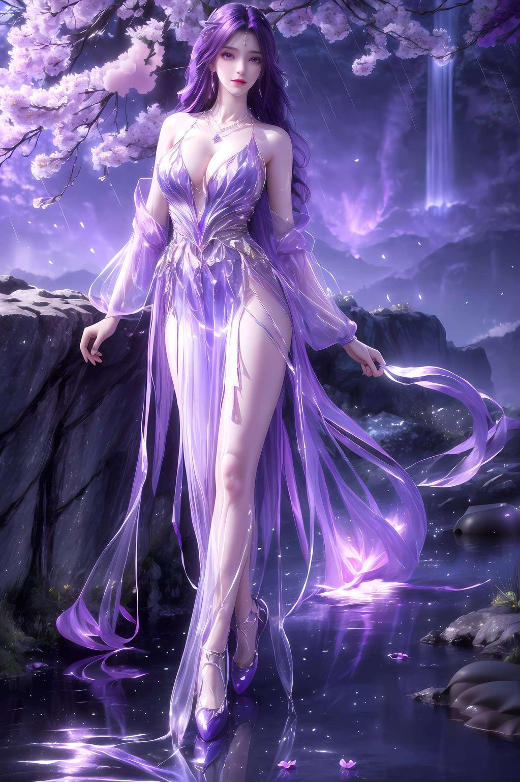 高清画质这款以国漫女神云曦为主角的完美世界壁纸