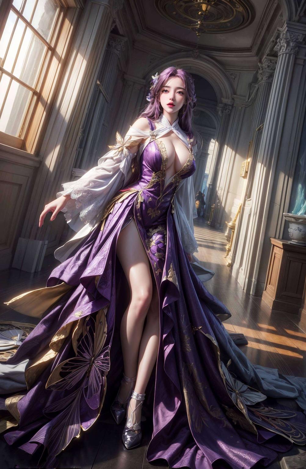 在这张紫色丝绒的Win10壁纸中细腻的光影映衬着他们深邃的眼眸