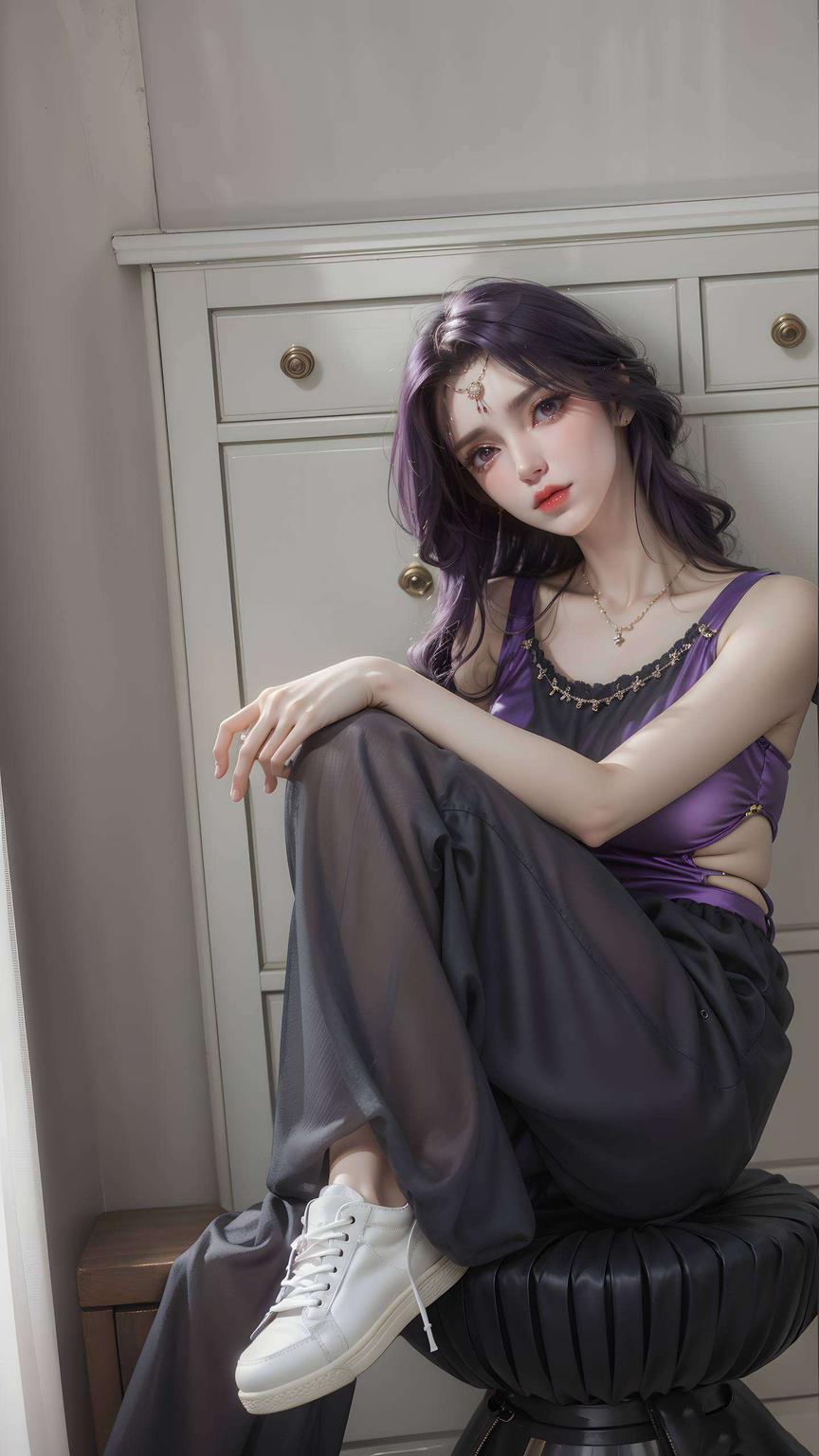 云曦轻倚窗前让这手绘国漫女主壁纸不仅是装饰