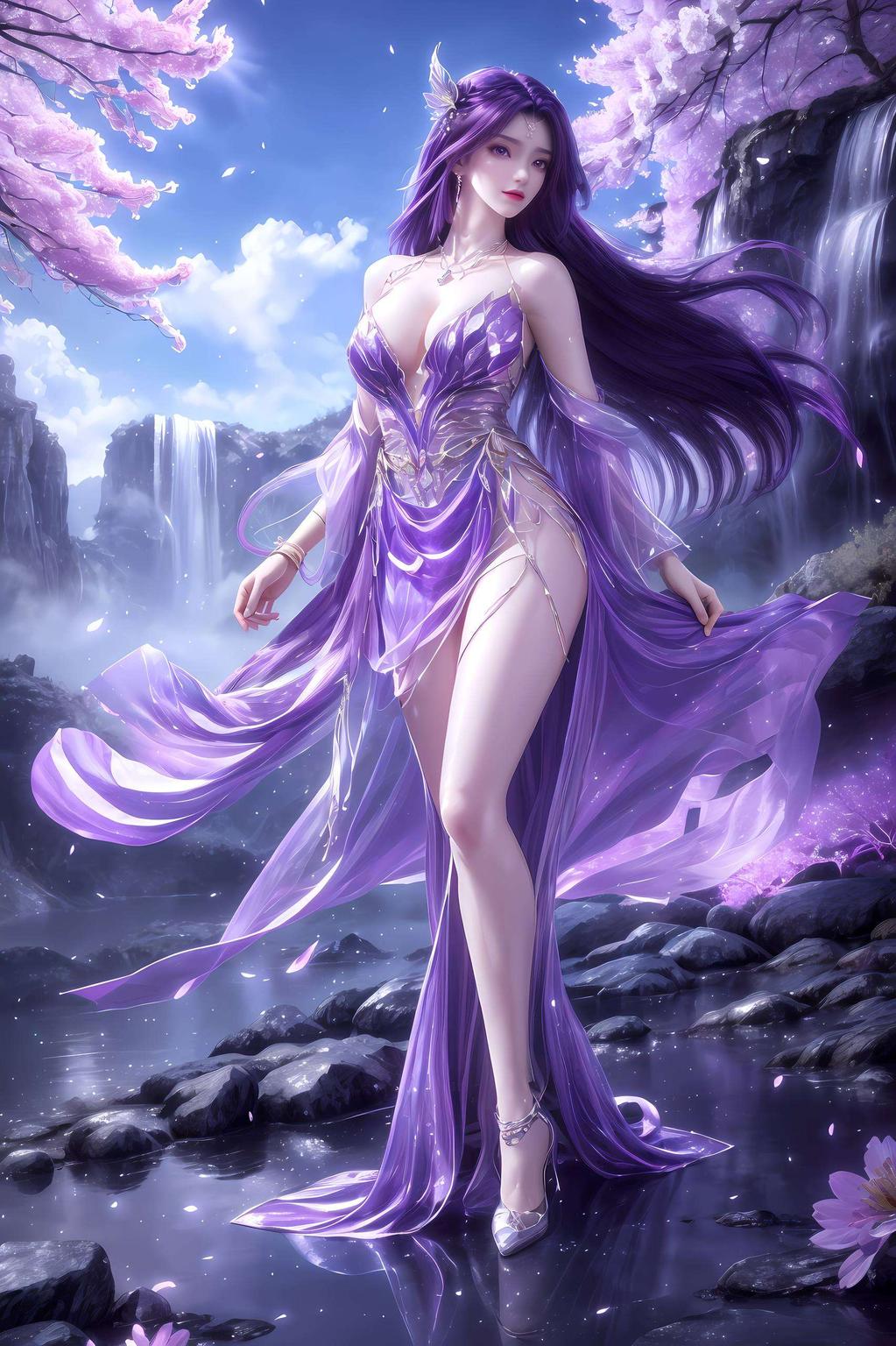 她的每一次出场成为了无数粉丝心中的女神
