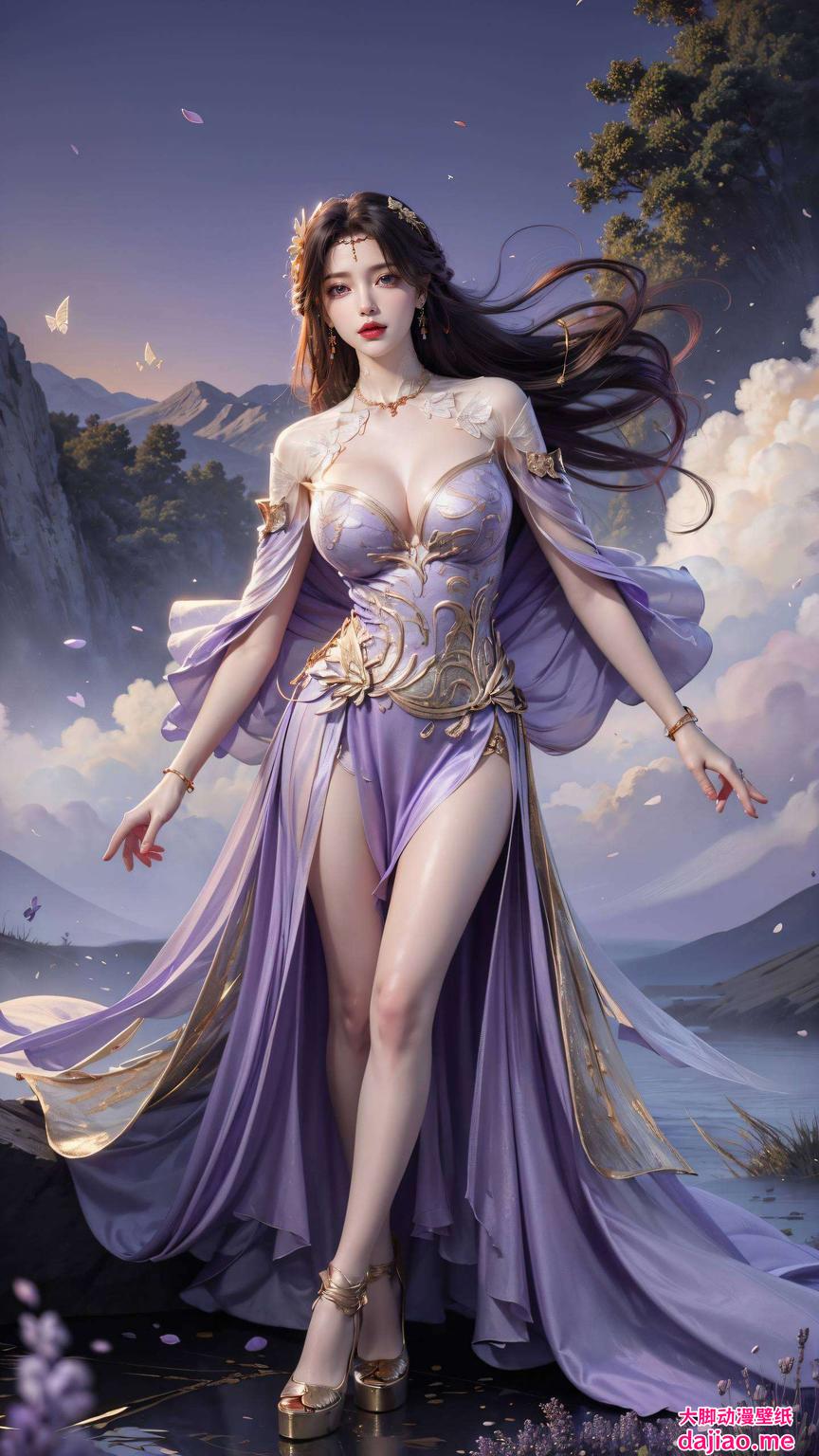 在晨曦微光的笼罩下石昊云曦的轮廓如梦似幻