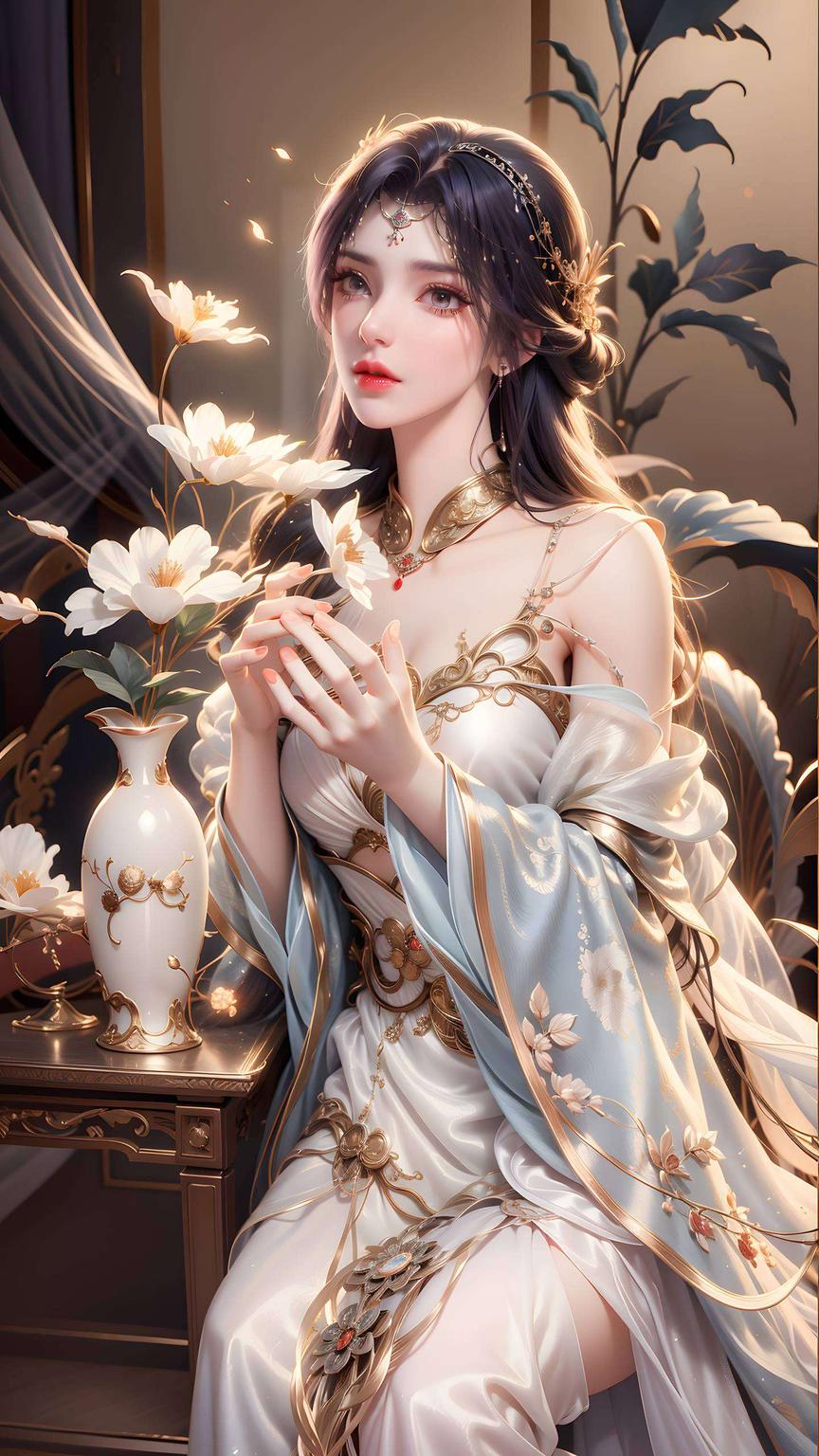 云曦轻舞于梦幻的国漫世界都绘制成一幅超精致温馨的壁纸