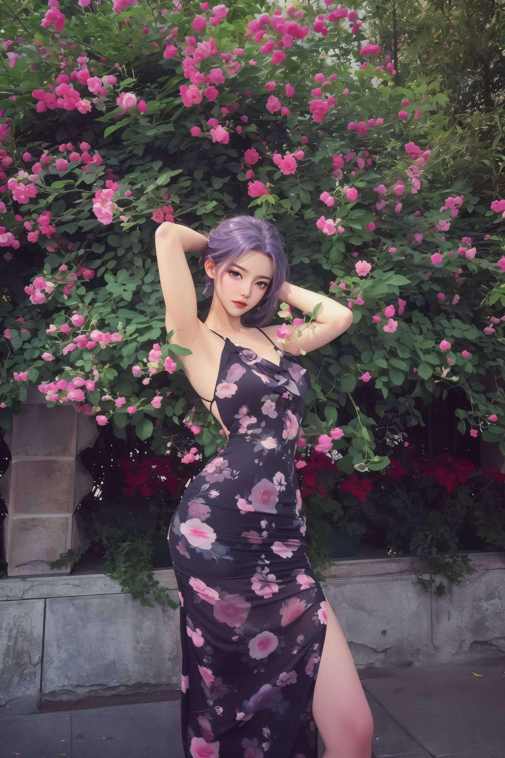 以AI动漫风华绝代的女神为主题精美高清