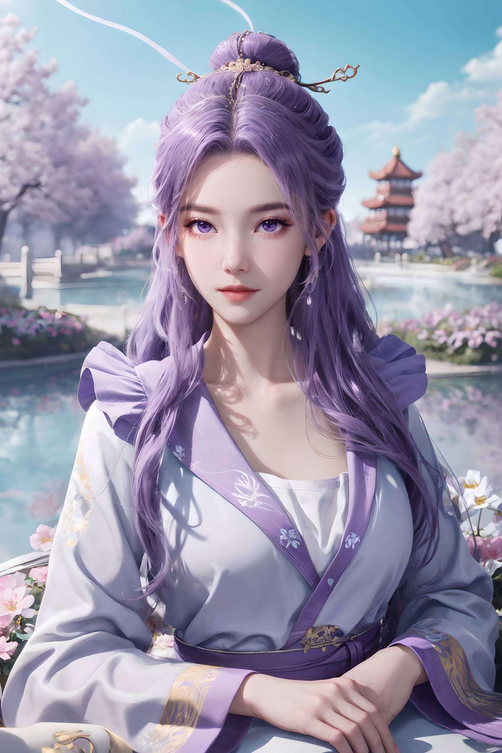 以国漫女神的绝美风华为主题尽享视觉盛宴
