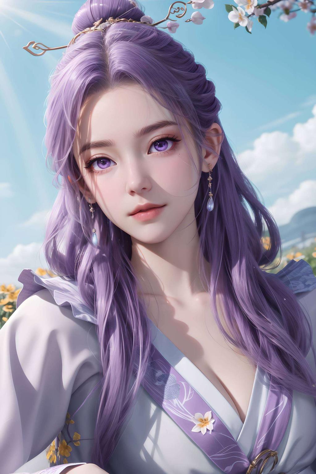 将国漫女神云霄的优雅与神秘完美融合黑色壁纸上的她