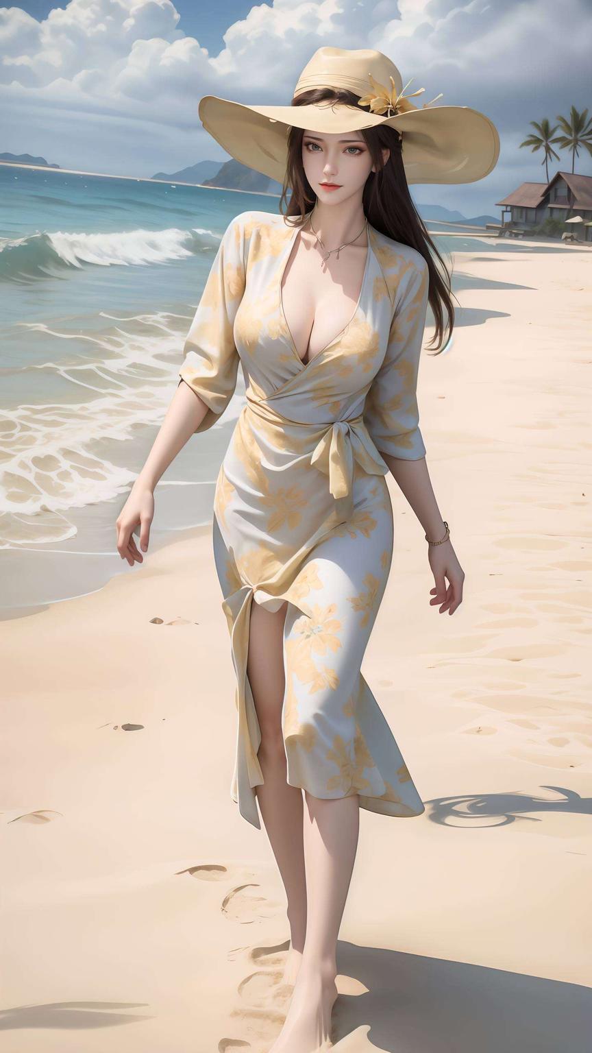 细腻的笔触将她的每一个细节展现得淋漓尽致
