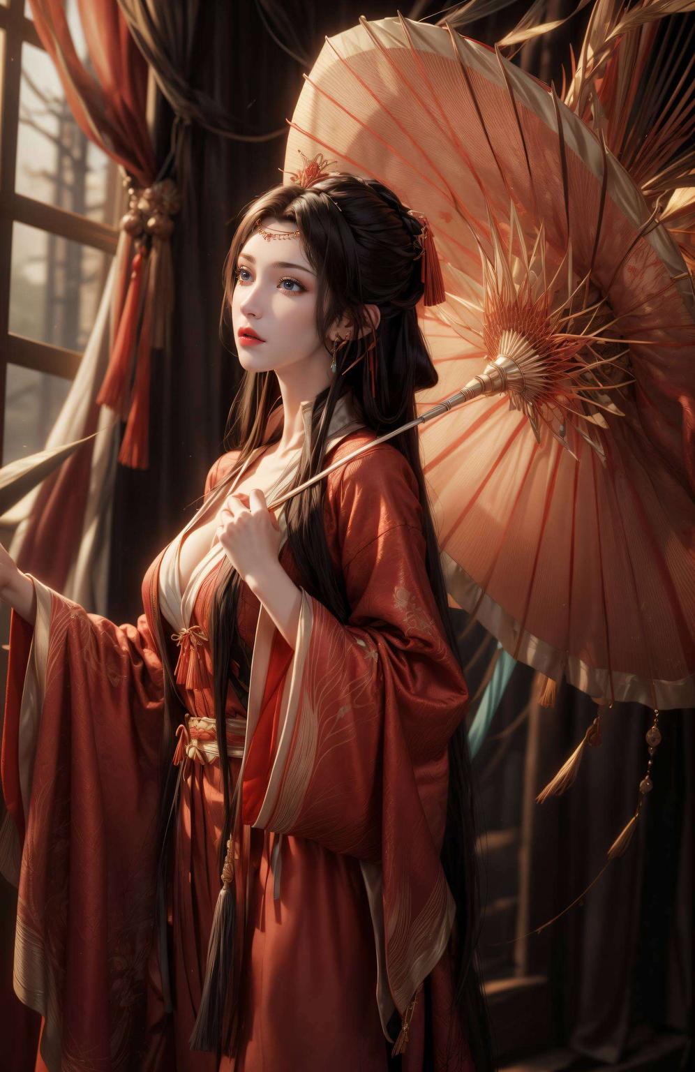 神马壁纸云韵融合了古典东方元素的国漫美女