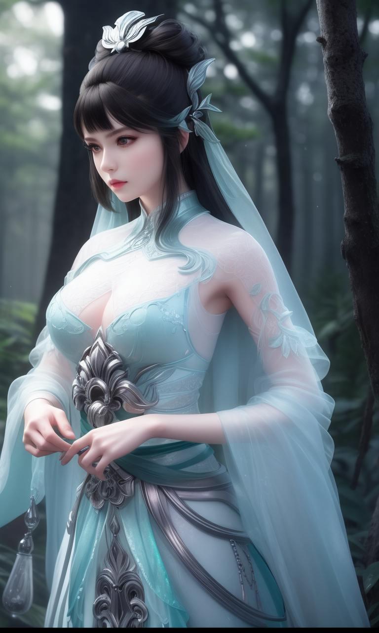 让她的每一次眨眼、每一次微笑都如梦似幻都是艺术的绽放
