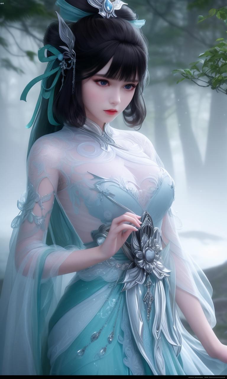 雨紫陌漫步在古香古色的画卷中宛如穿越时空的仙子
