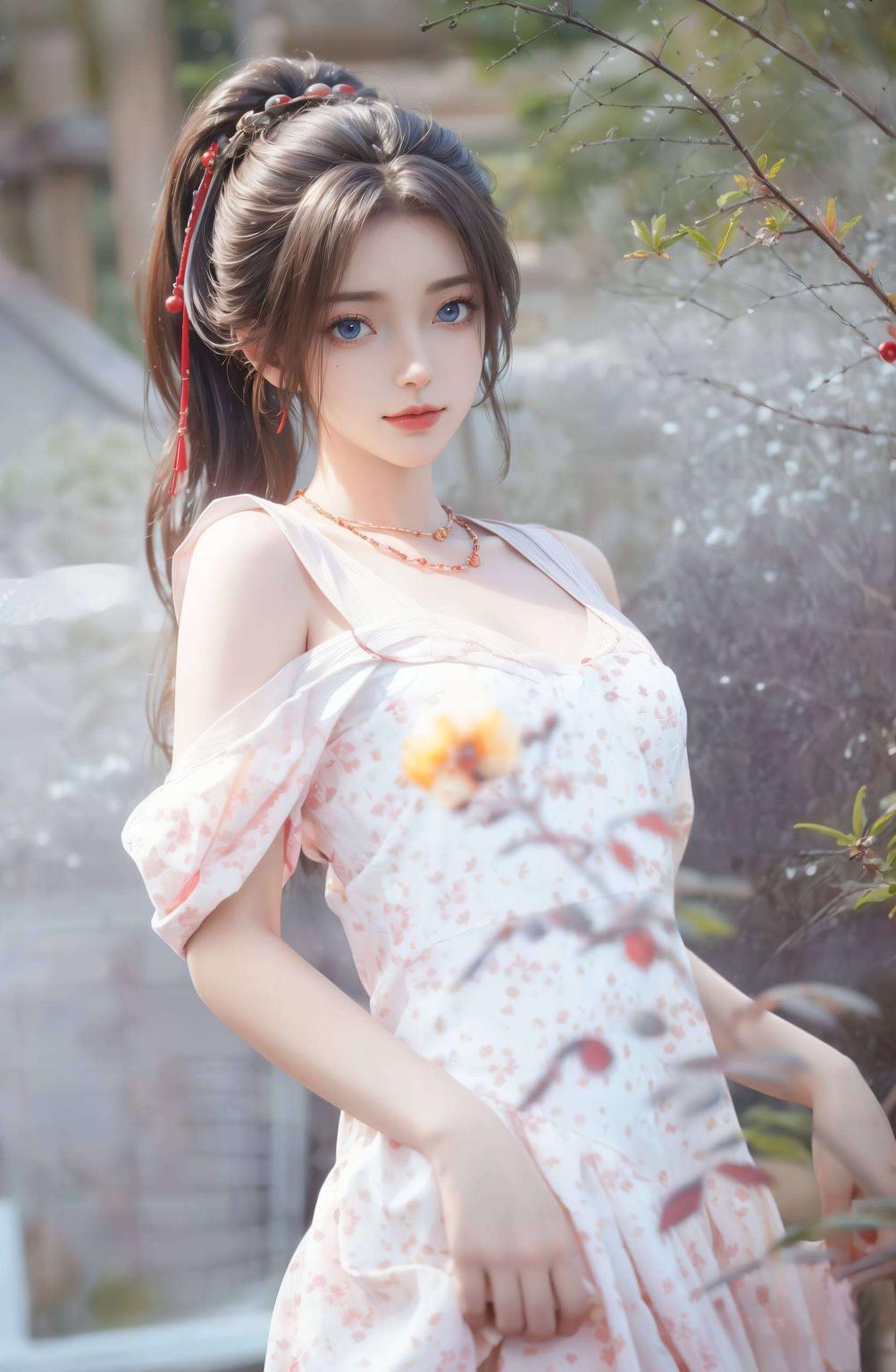 1080p高清画质融合了唯美波普艺术的鲜艳色彩与国漫美女的古风韵味