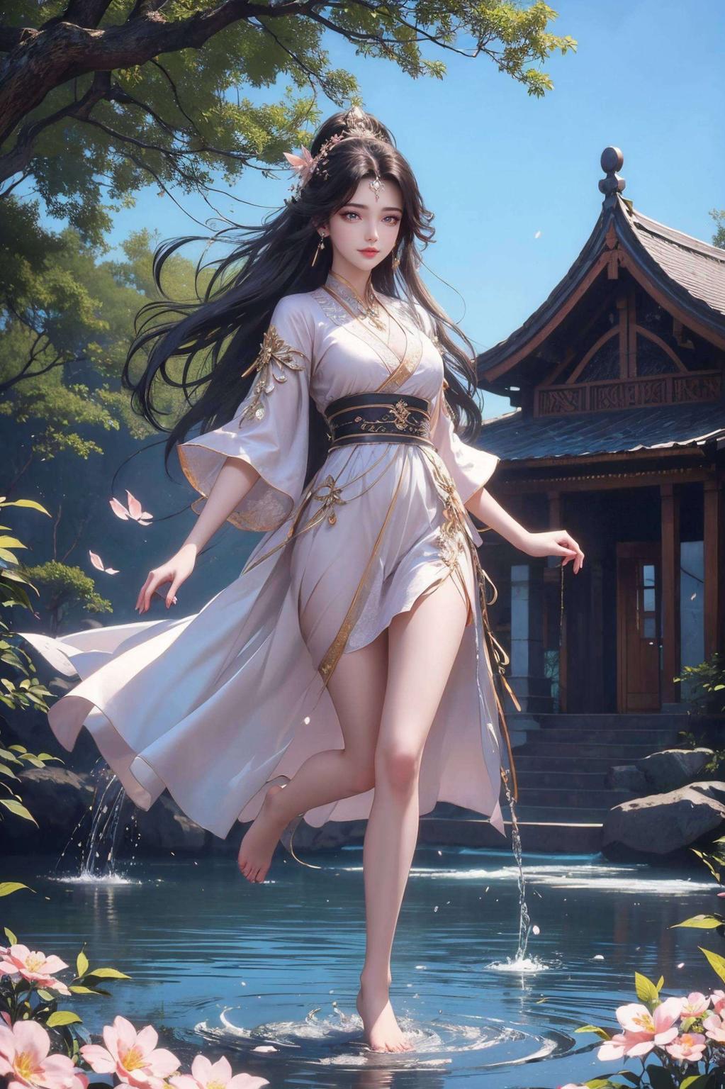 无论是用作电脑还是手机壁纸融合二次元元素