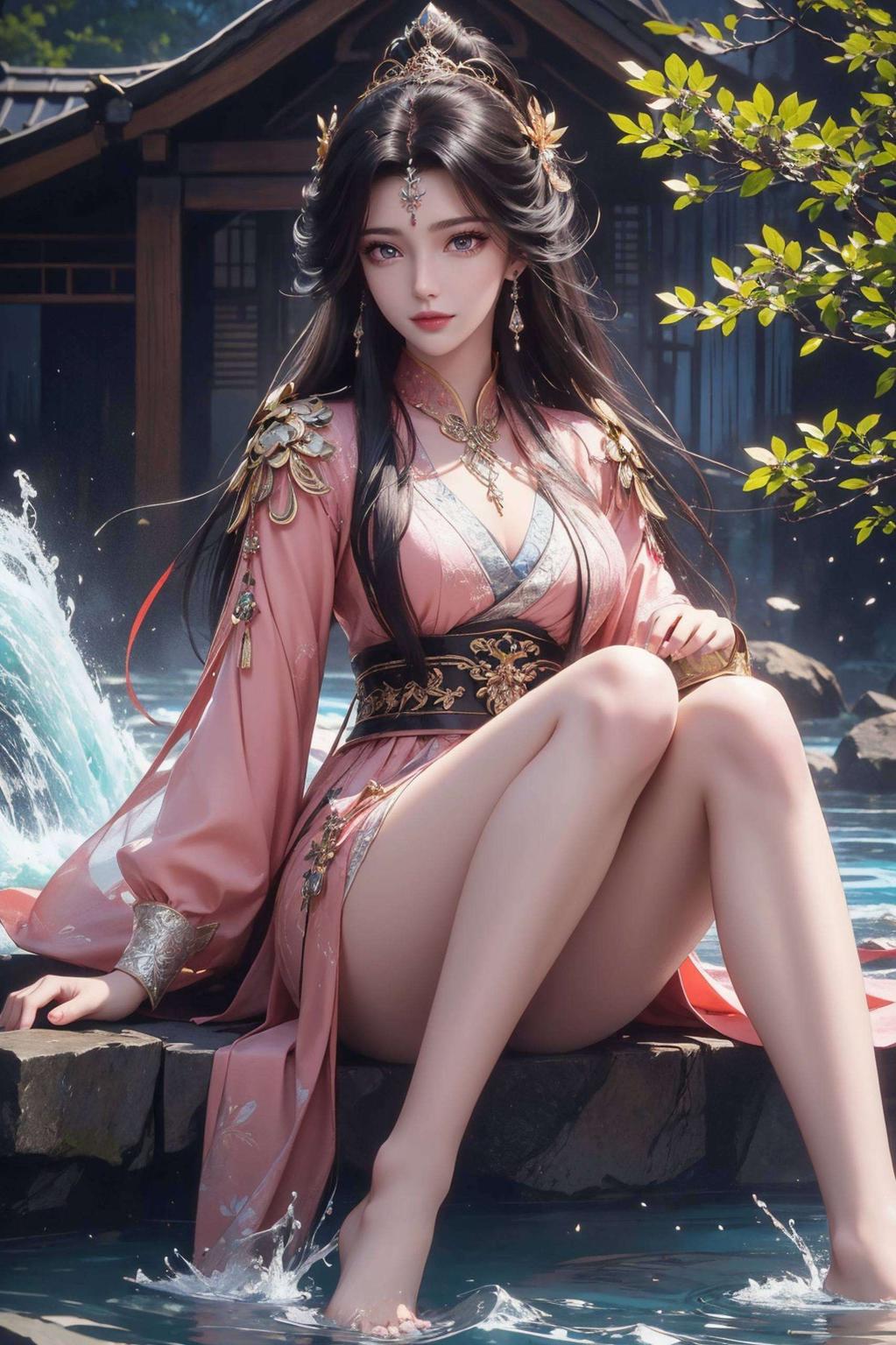 以仙逆中的周紫虹为灵感为你的手机注入一抹清新脱俗的国漫风情