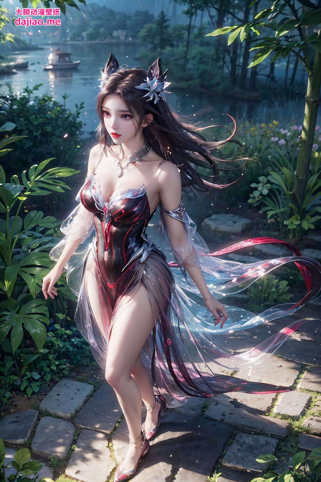 成为了无数粉丝心中的最佳壁纸代表朱竹清