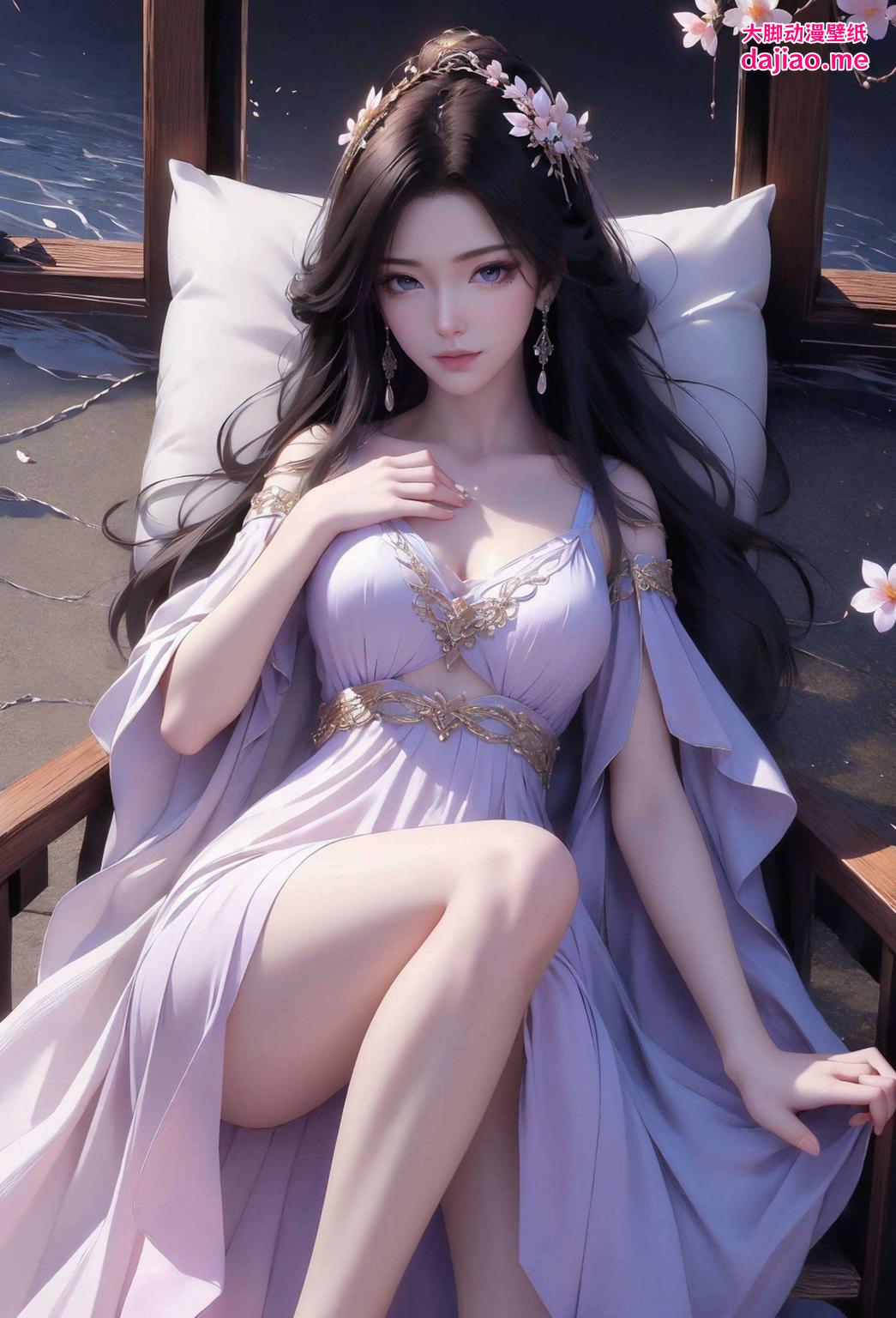 细腻描绘每一笔触让紫灵的每一次眨眼都仿佛跃然屏上