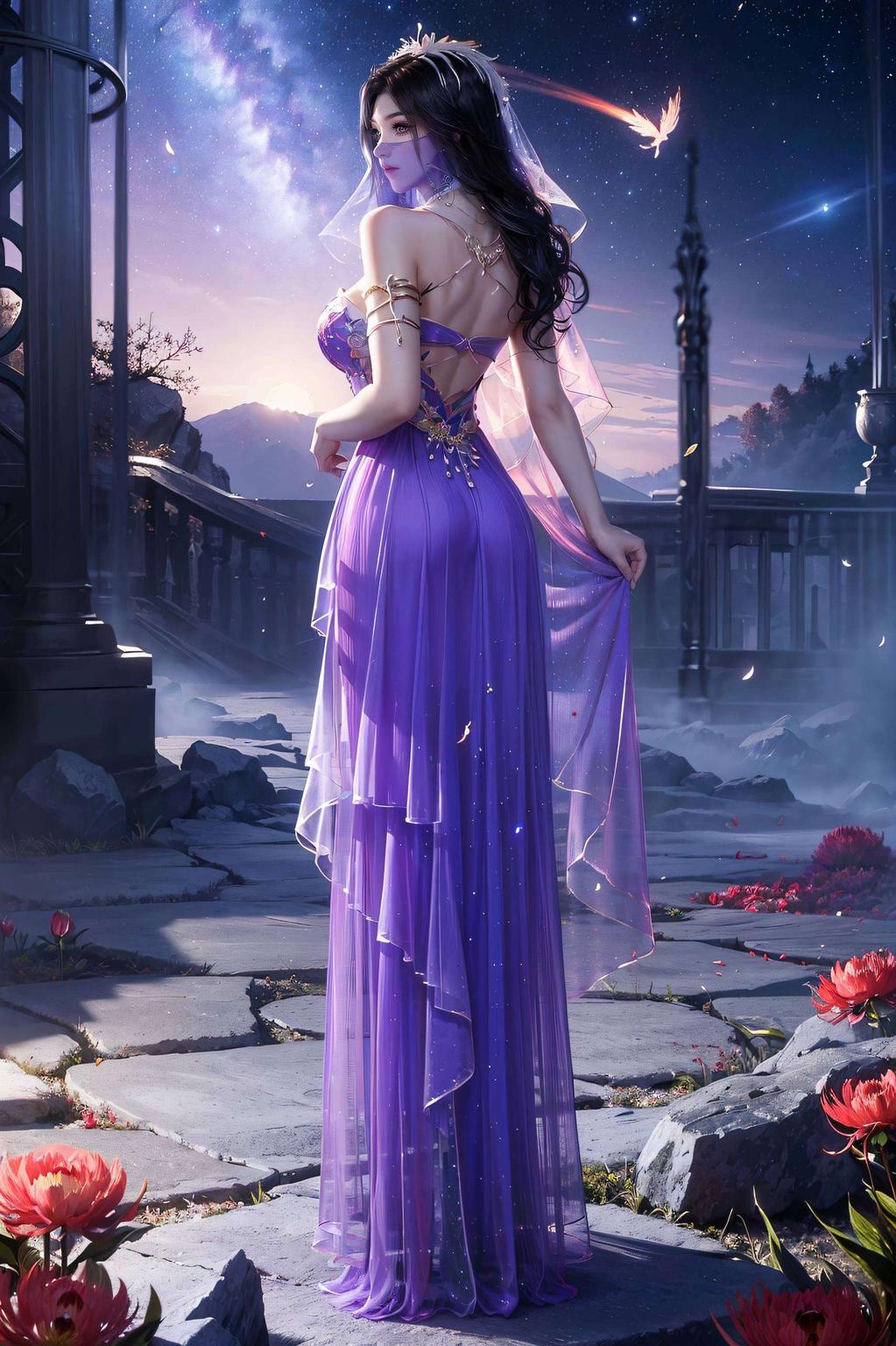 让紫灵的倩影陪伴你度过每一个温馨时光为你的桌面带来独特的视觉享受