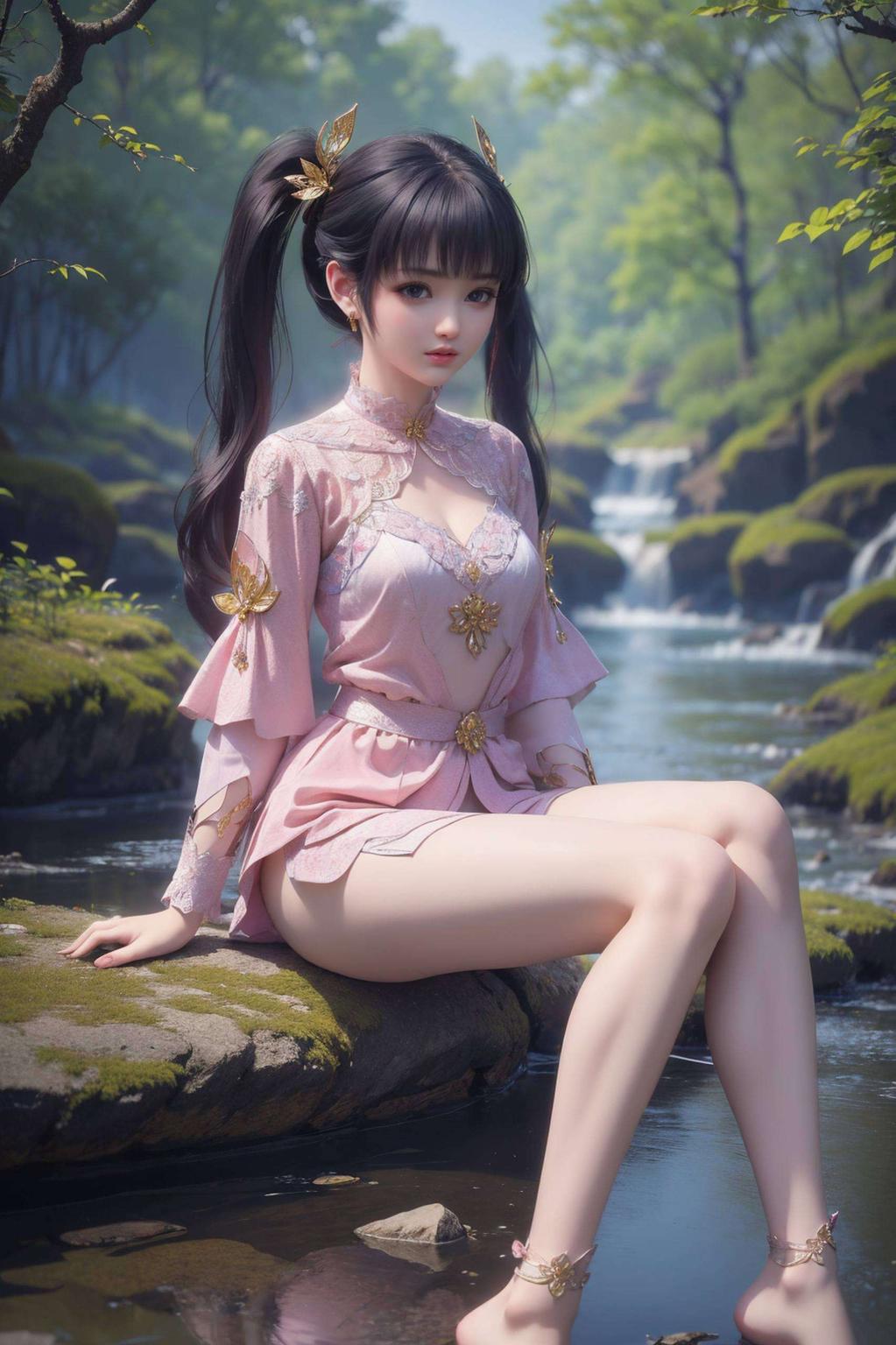 以紫妍高清壁纸正脸为中心每一笔线条都如同紫妍眼中的星辰