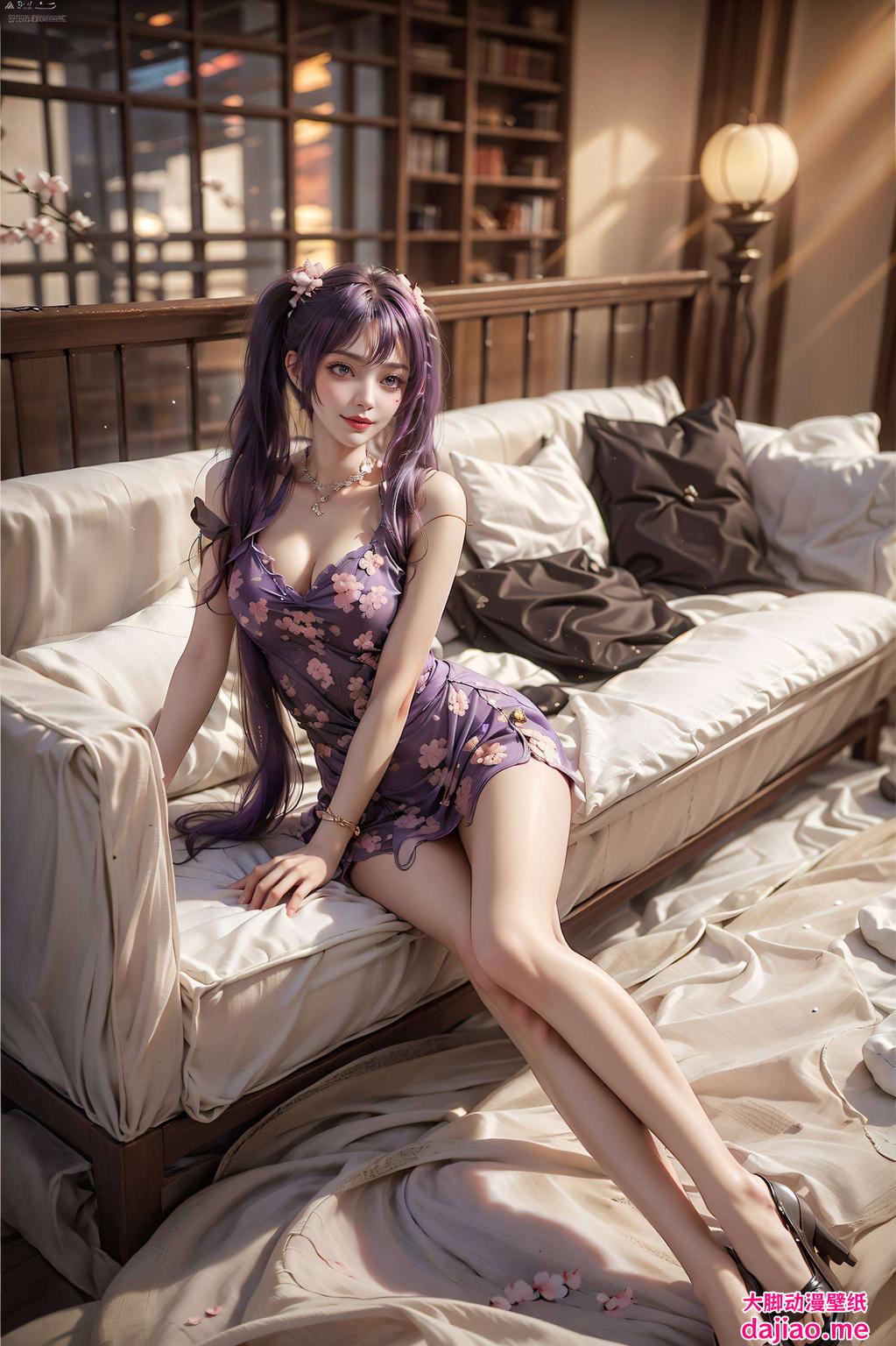 高清壁纸让她的每一个舞姿都如梦似幻紫妍舞动间