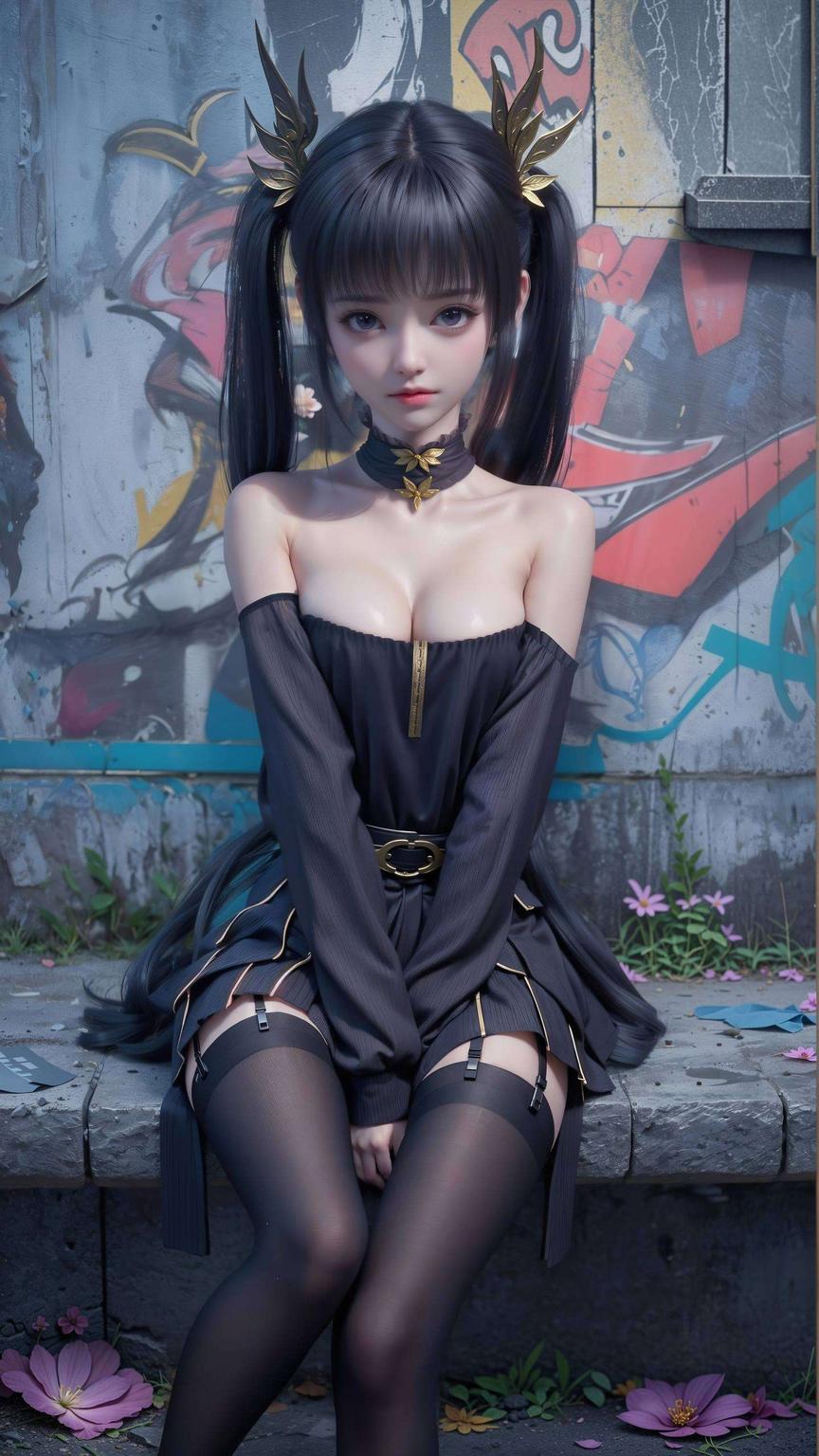 感受国漫之美绘制国漫女主紫妍的AI水彩风壁纸