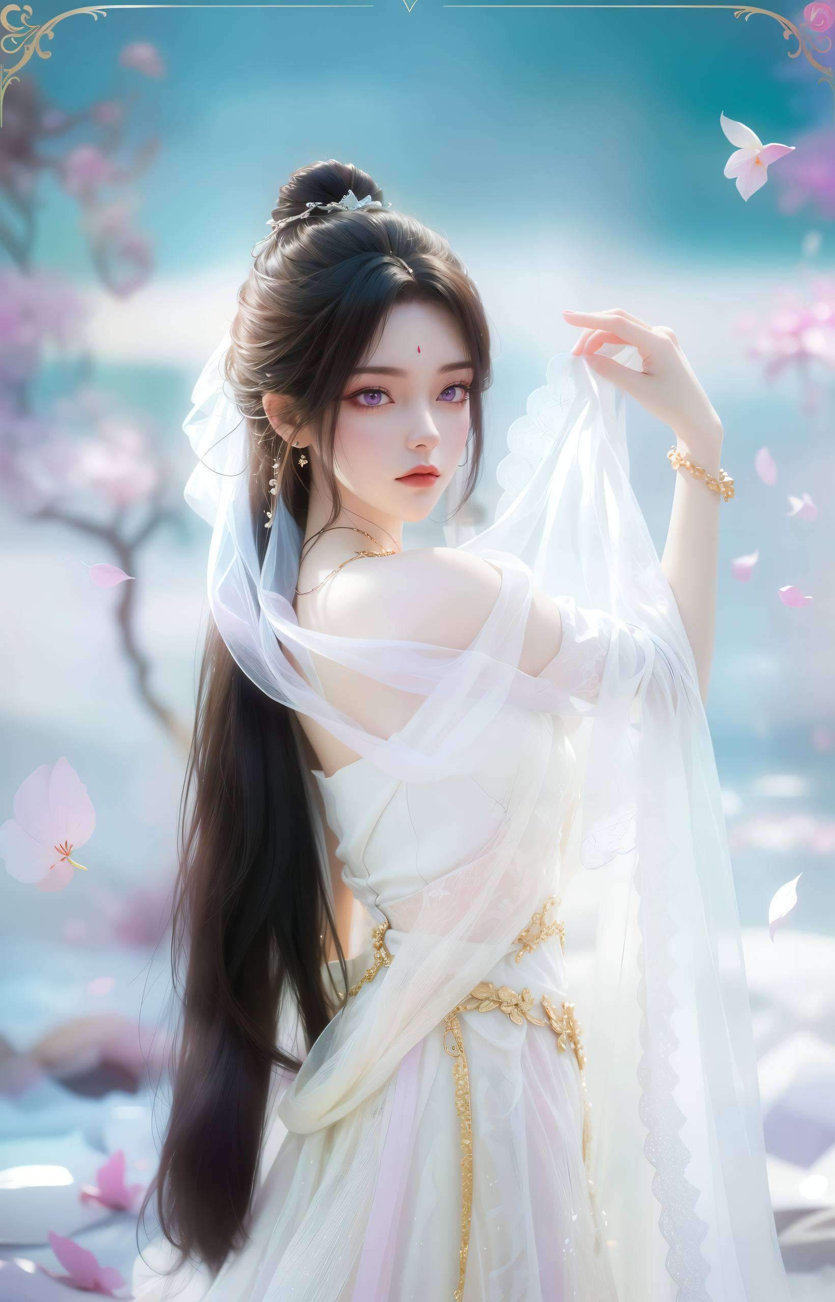 月婵仙子全身照高清壁纸壁纸预览