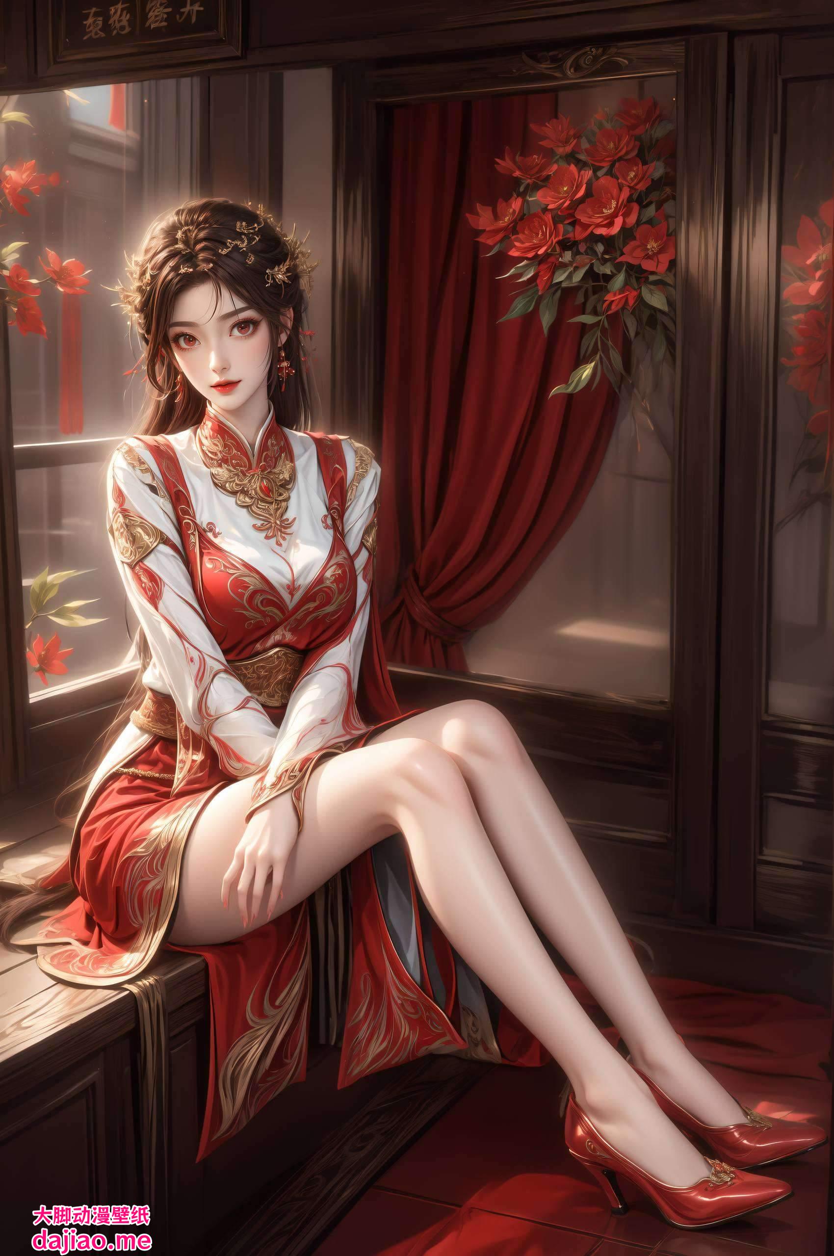 火灵儿躺床上壁纸壁纸预览