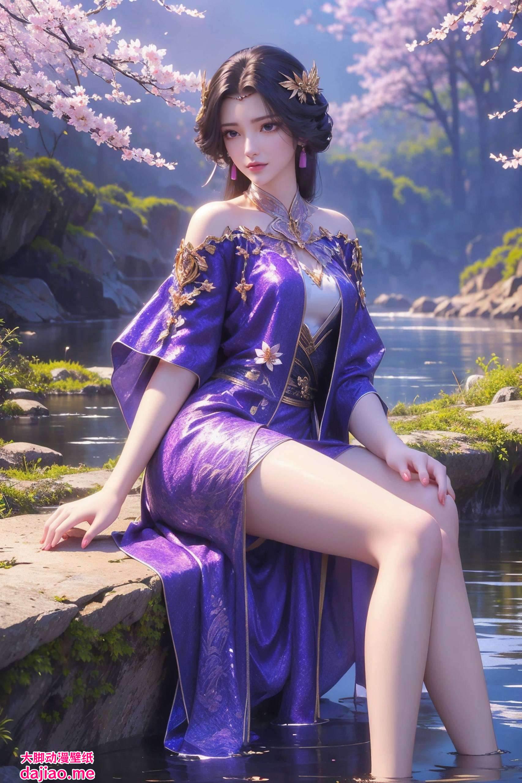 紫色壁纸动漫云曦图片壁纸预览