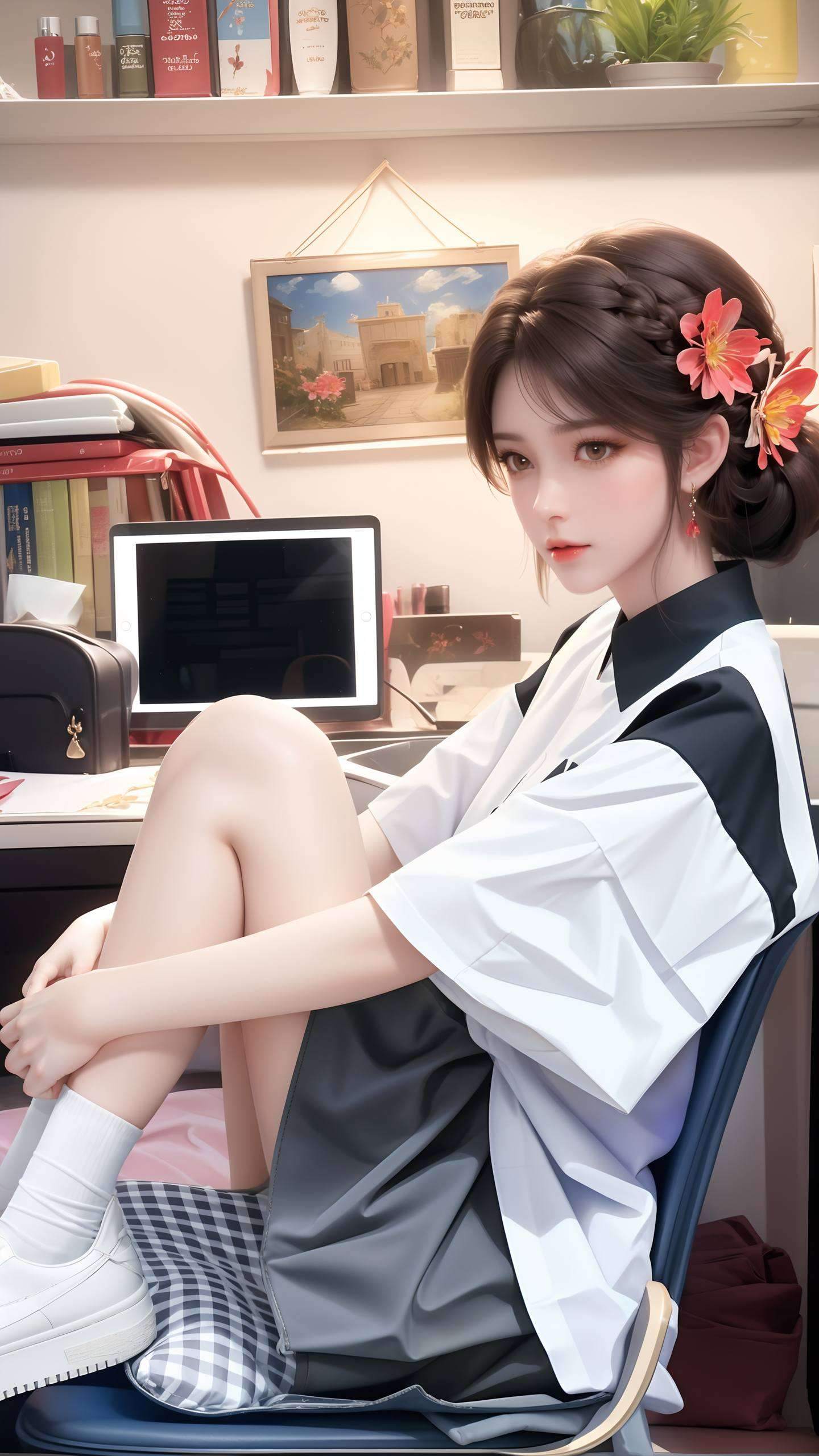火灵儿动态背影壁纸高清壁纸预览