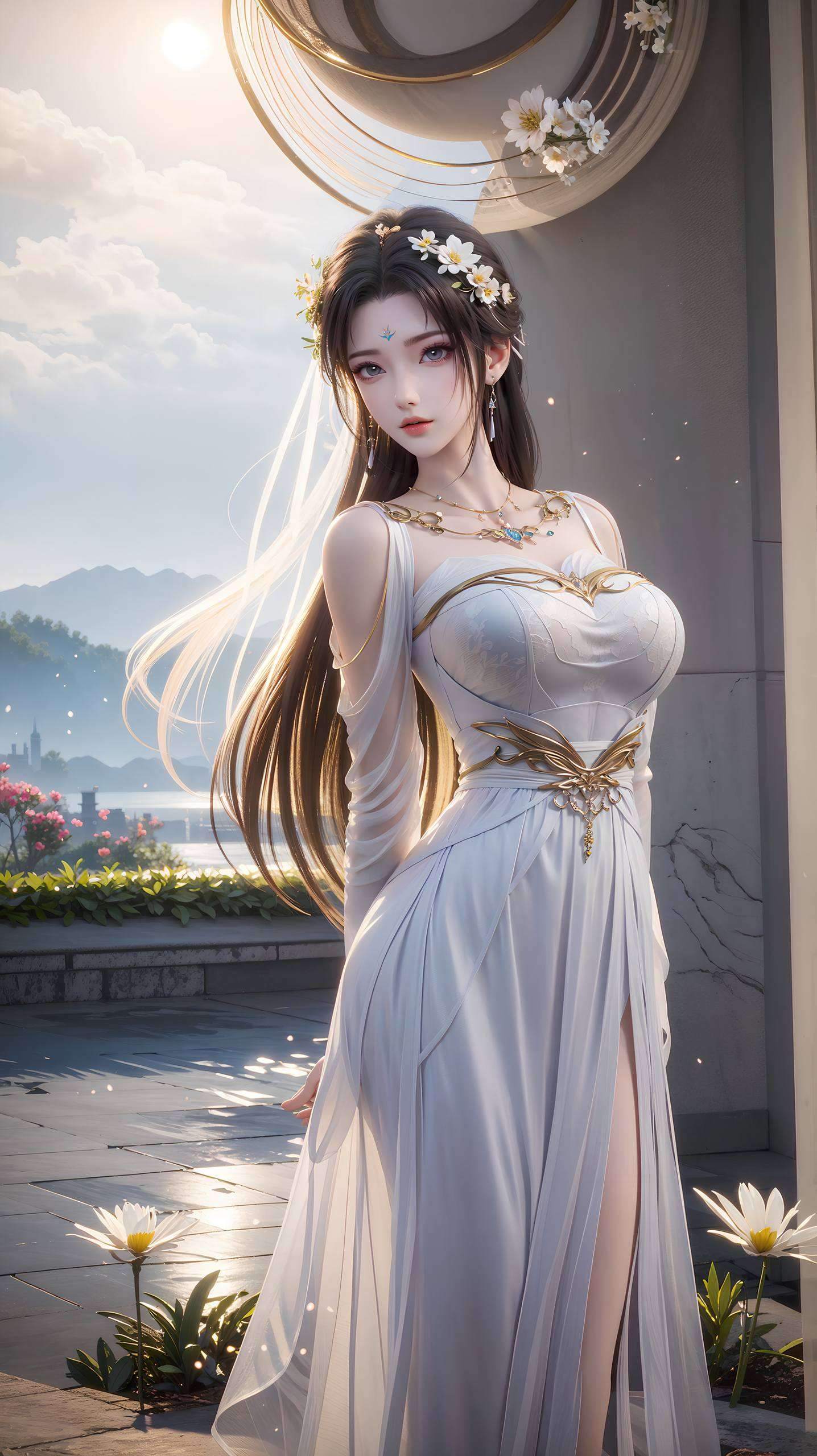 清漪沐浴裸妆壁纸壁纸预览
