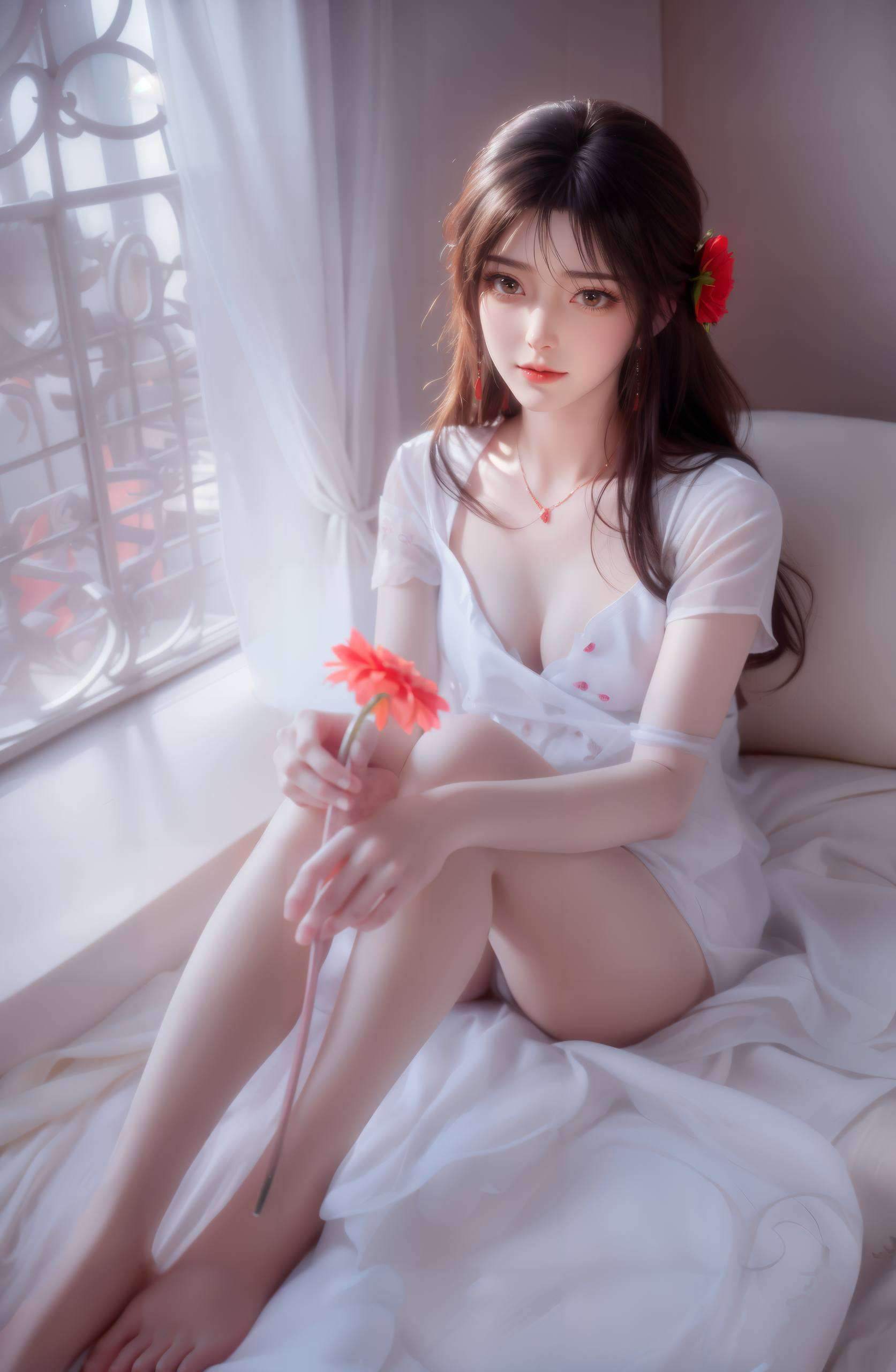 电脑壁纸动漫超清火灵儿壁纸预览
