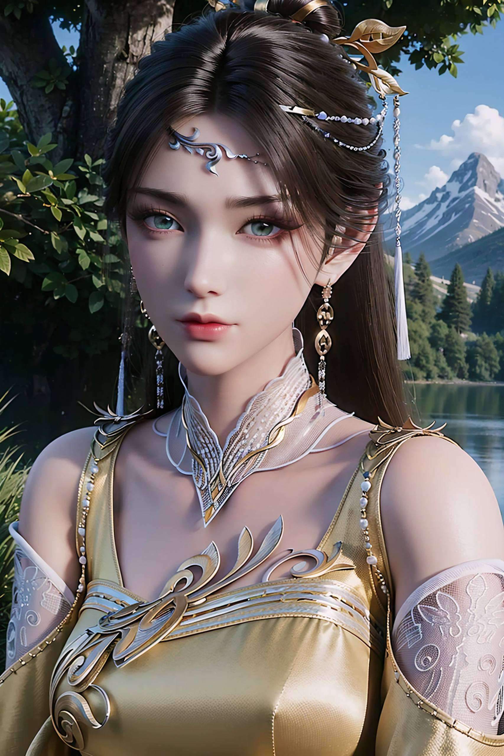 金瓶儿壁纸设置为头像图片壁纸预览